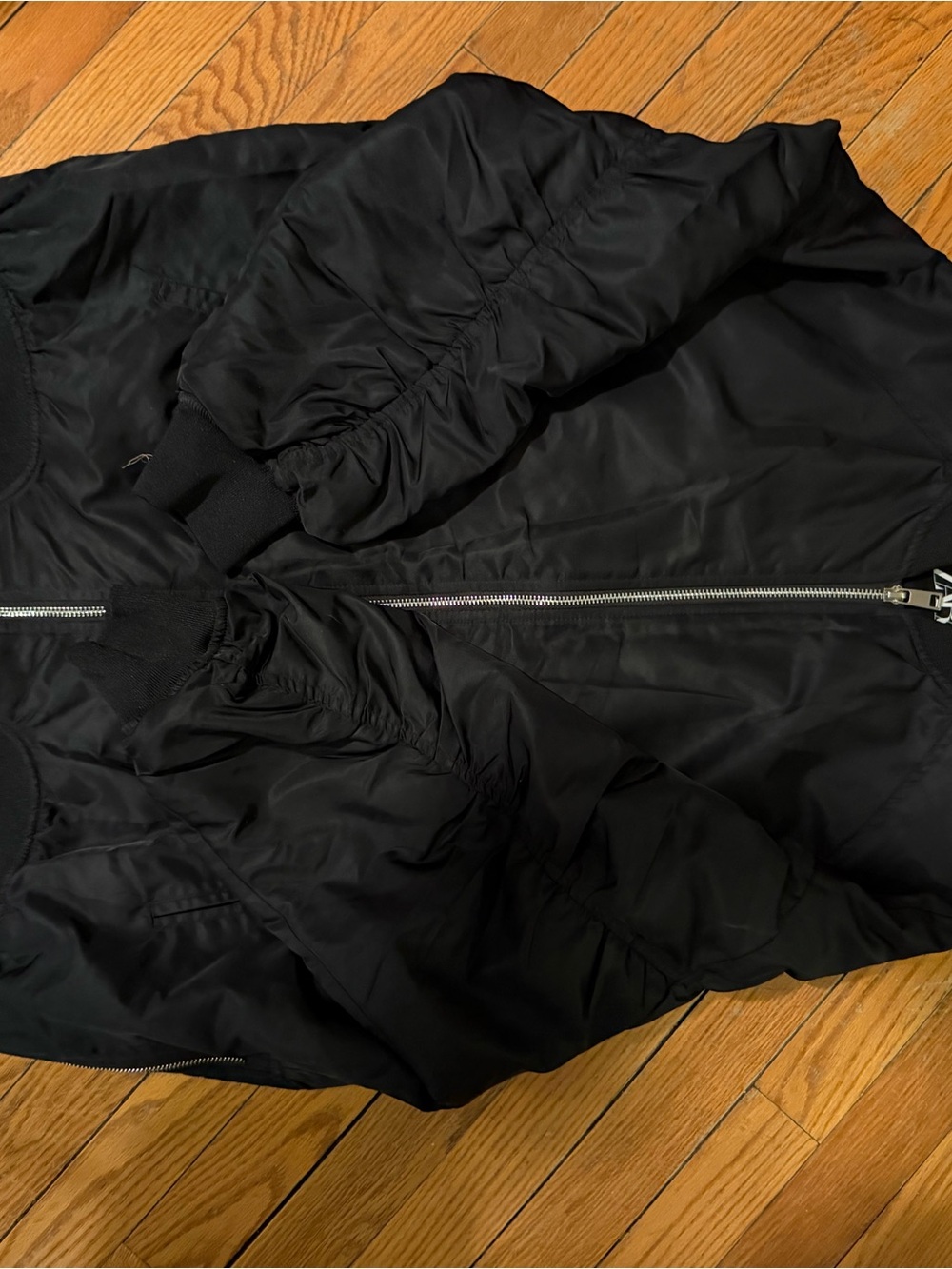 Zara Black Women's Bomber Jacket - Classic Lightweight Coat